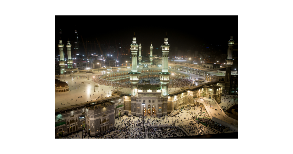 View of Makkah city showing the best hotel locations near Al-Masjid Al-Haram for pilgrims